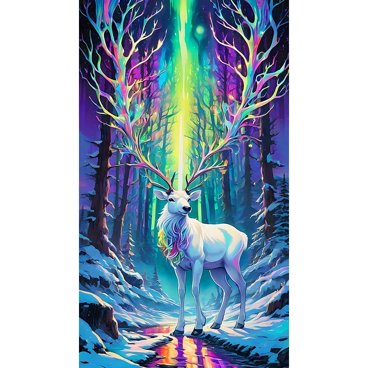 Deer 40*70cm(picture) full round drill diamond painting with