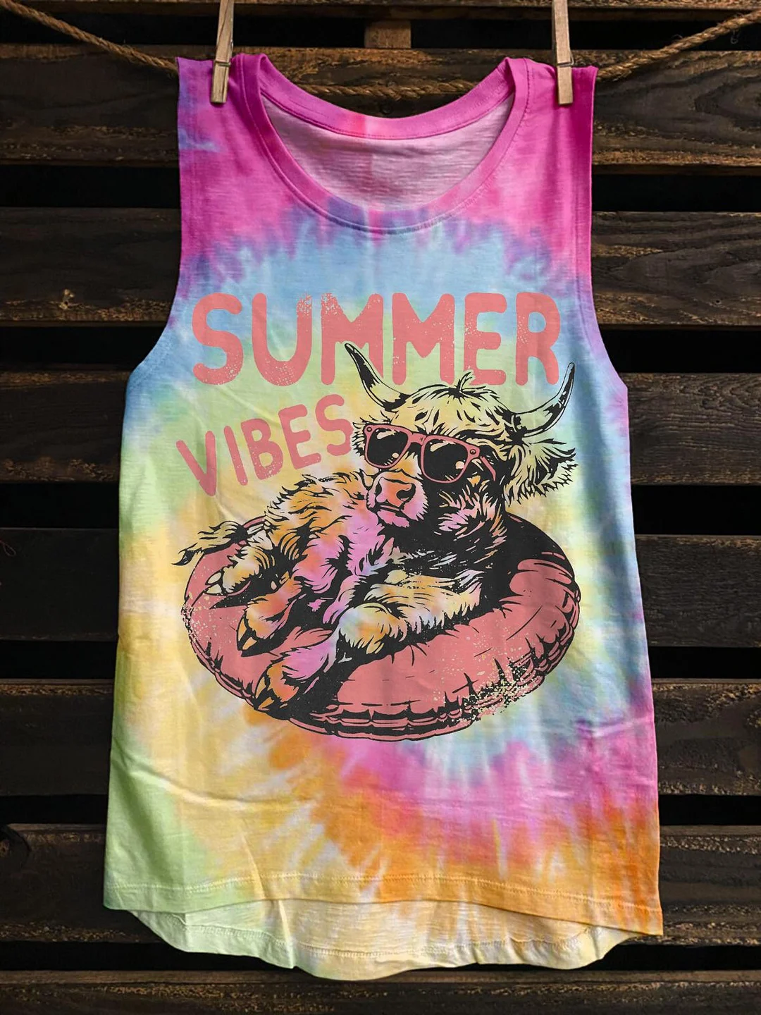 Summer Vibes Printed Women's Vest