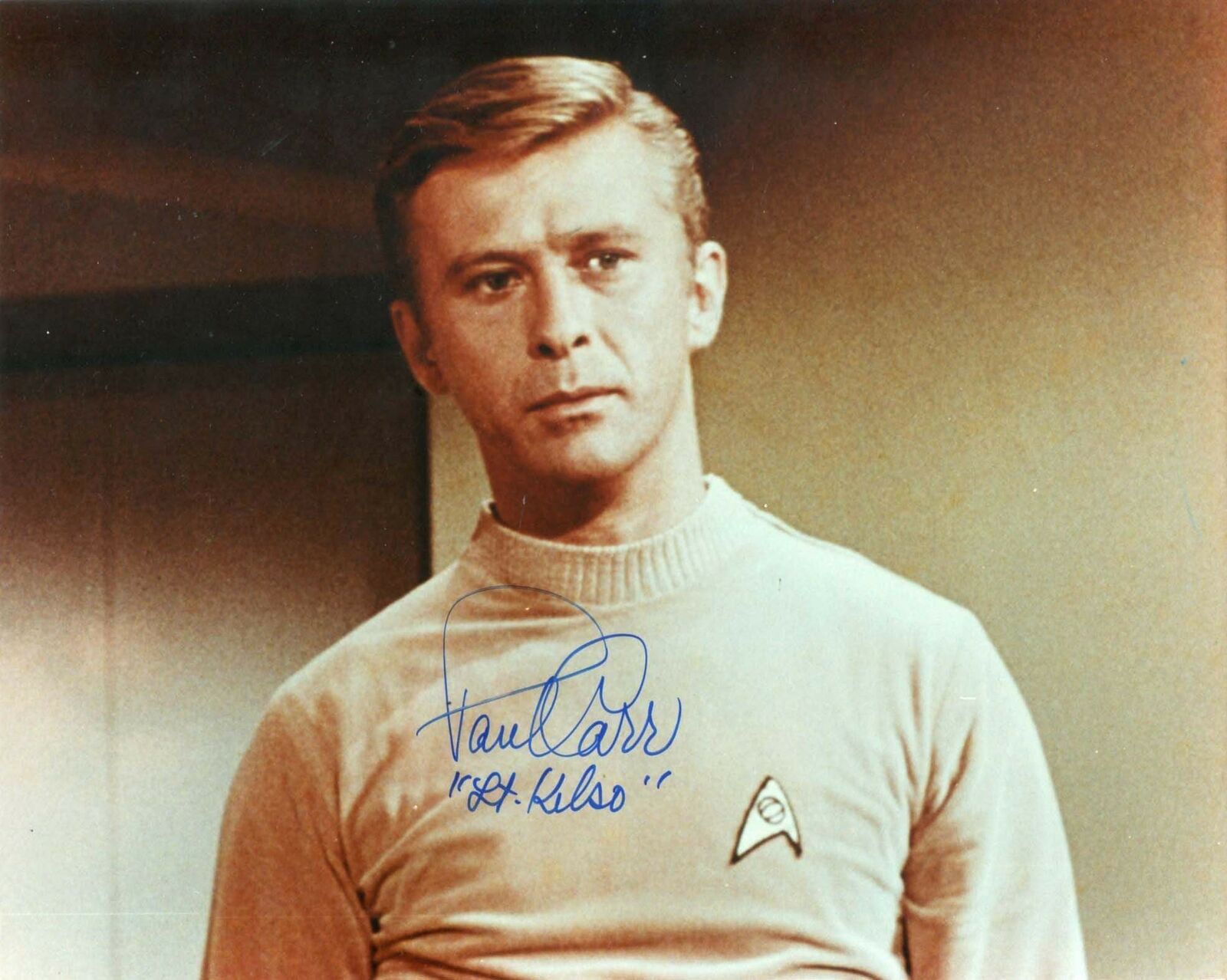 STAR TREK ACTOR Paul Carr autograph, IP signed Photo Poster painting