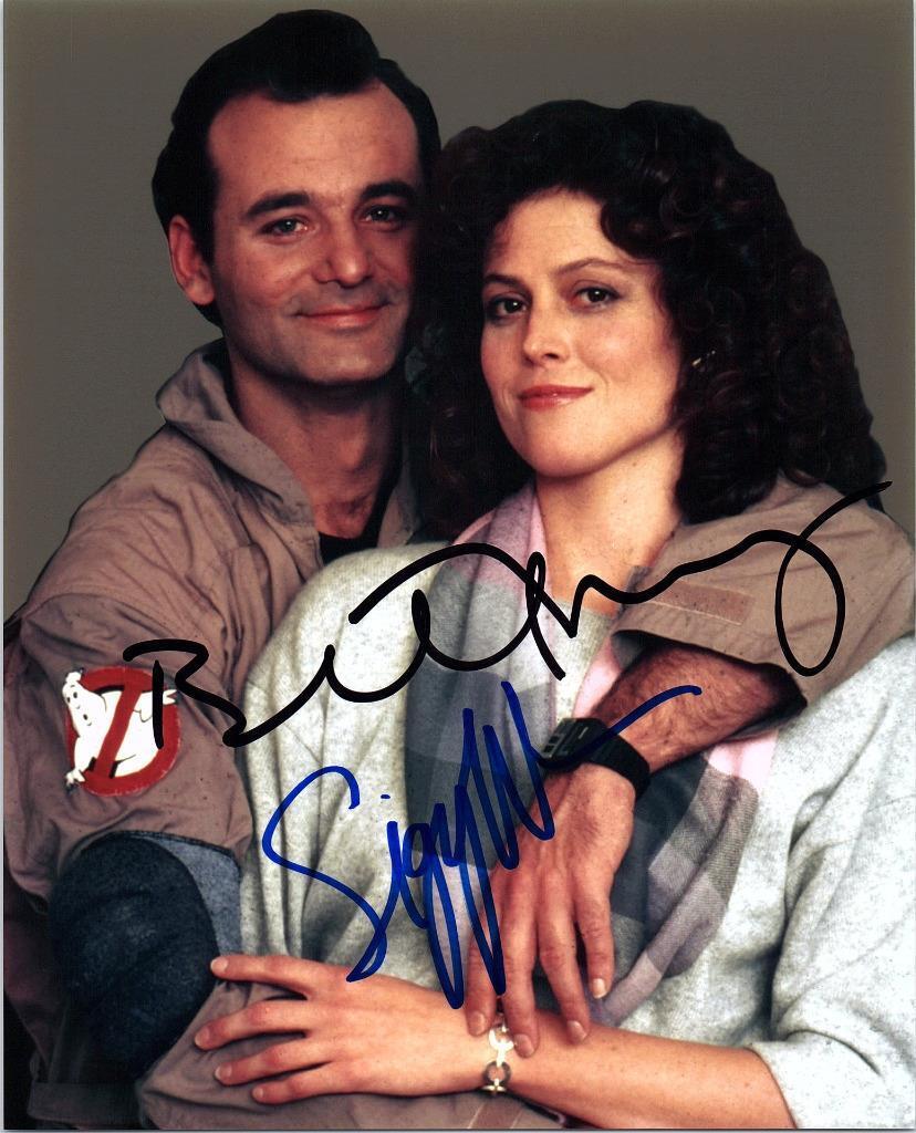 Bill Murray Sigourney Weaver 8x10 Signed Autographed Photo Poster painting Picture with COA