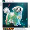 Diamond Painting-DIY Crystal Rhinestone Dog(30*30CM)
