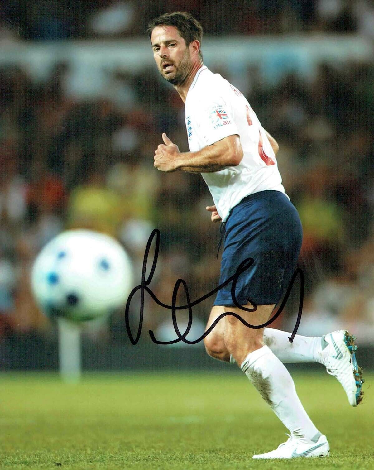 Jamie REDKNAPP SIGNED Autograph 10x8 Photo Poster painting AFTAL COA Spurs Football Great