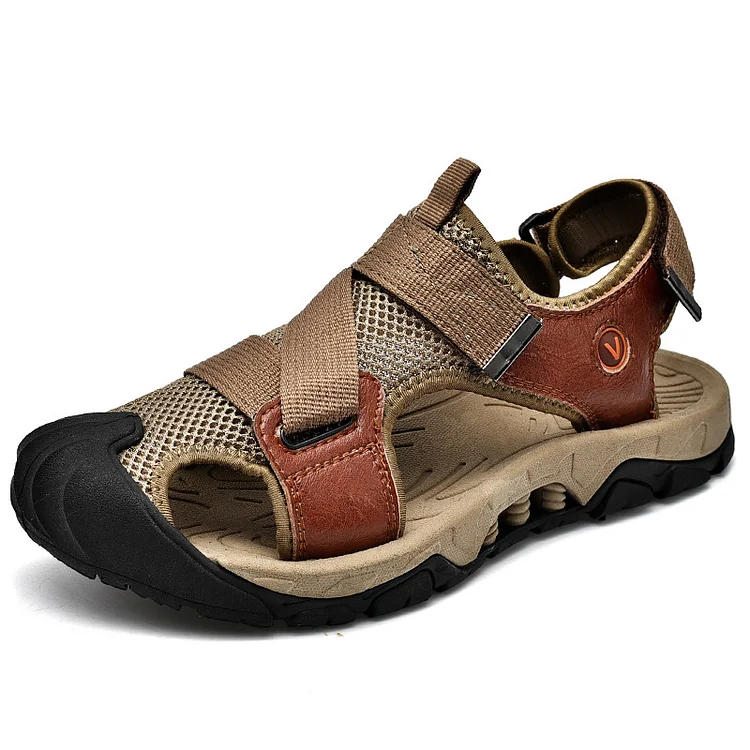 Men Nonslip Hook&loop Orthopedic Sandals Anti-collision Summer  Stunahome.com