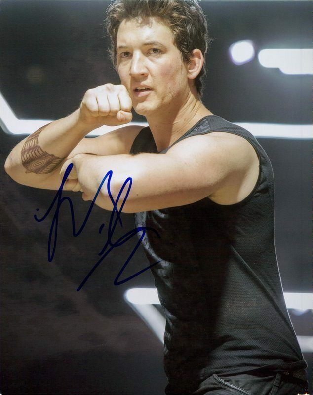 Miles Teller authentic signed celebrity 8x10 Photo Poster painting W/Cert Autographed C4