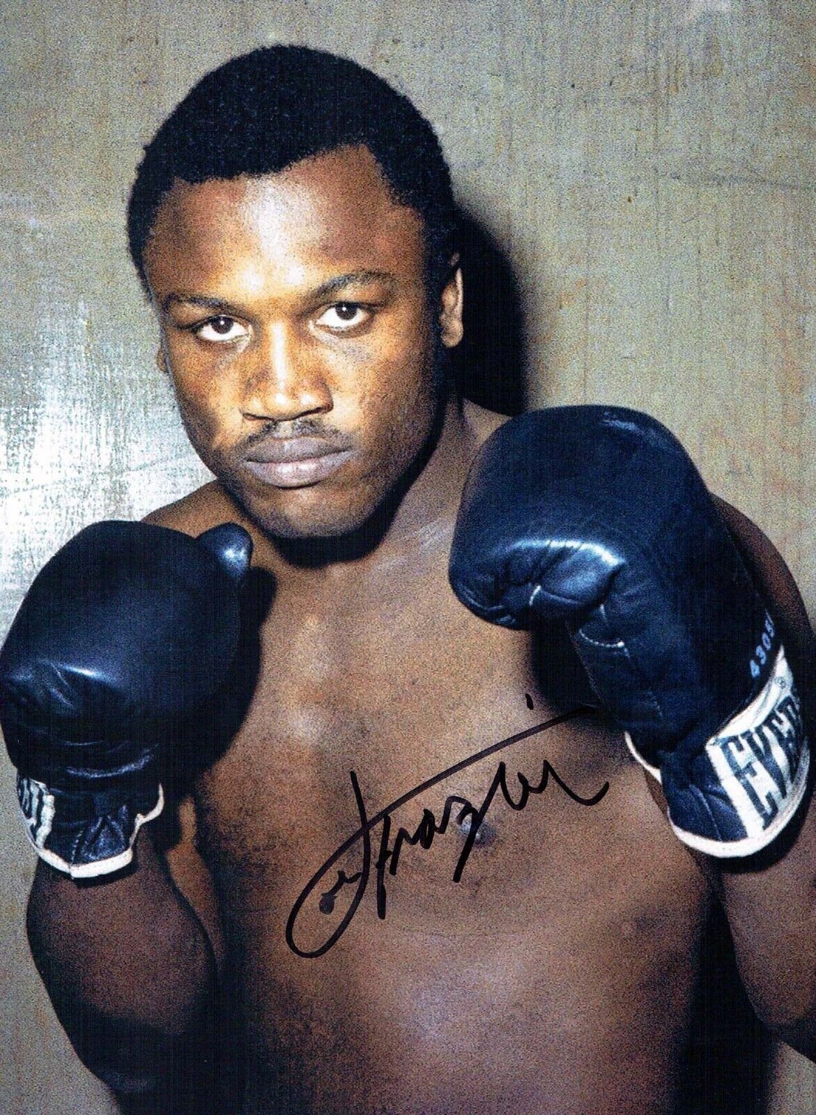 Smokin Joe FRAZIER RARE Signed Autograph Boxer 16x12 Boxing Photo Poster painting AFTAL RD COA