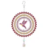 DIY Diamond Painting Double-sided Rotatable Bird Hanging Wind Chime Suncatcher Hanging Kit