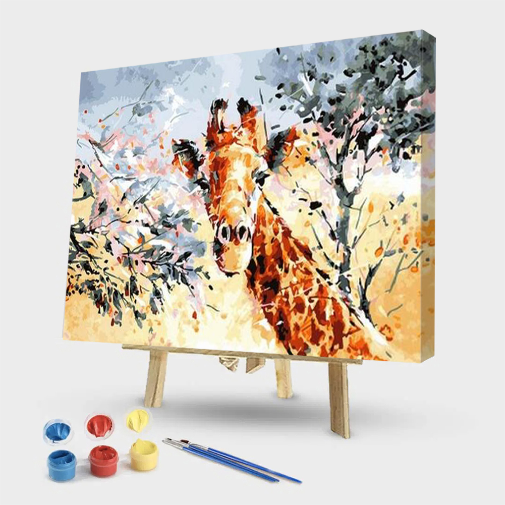 

50*40CM - Paint By Numbers - Giraffe, 501 Original