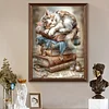 Book Cat - Full Round Drill Diamond Painting
