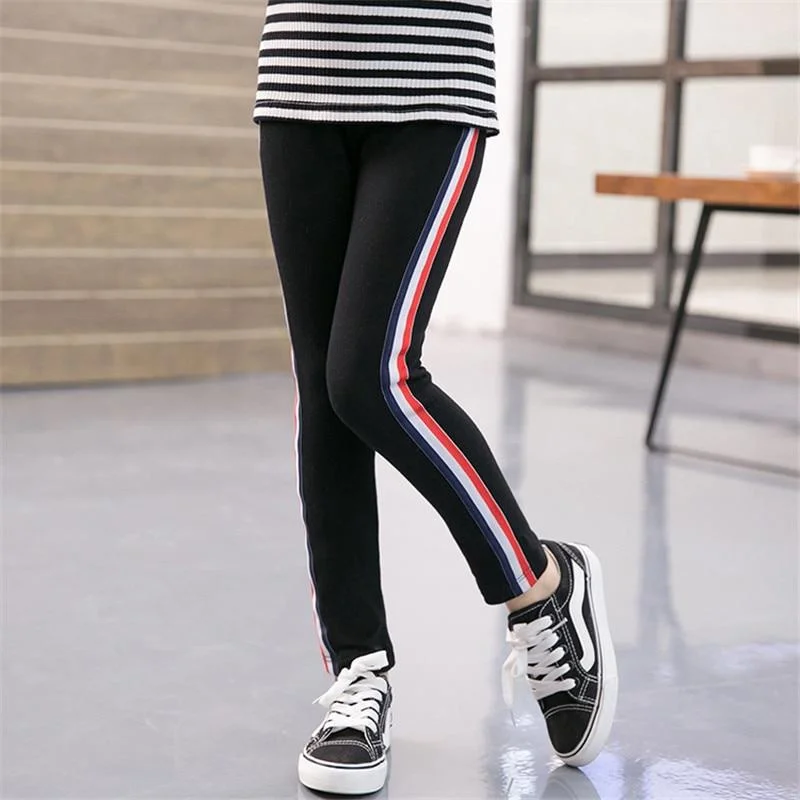 Elastic Leggings for Girls Pants Cotton Skinny Girl Pencil Pants Spring Autumn Stretch Leggings Girls Trousers Kids Sport Pants