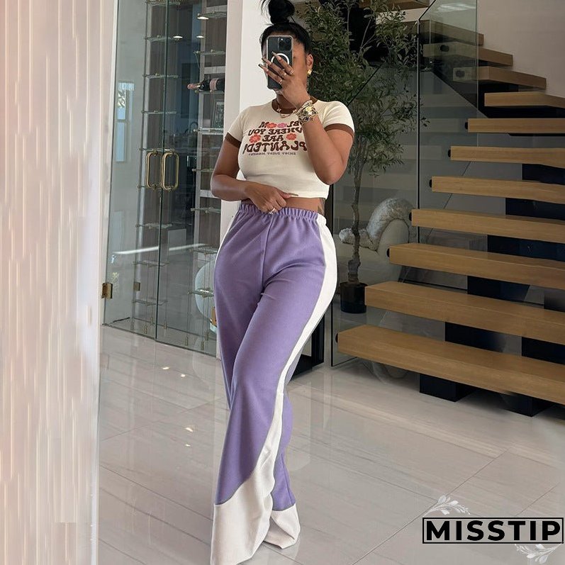 Women's American Retro Casual Straight Draped Loose Pants