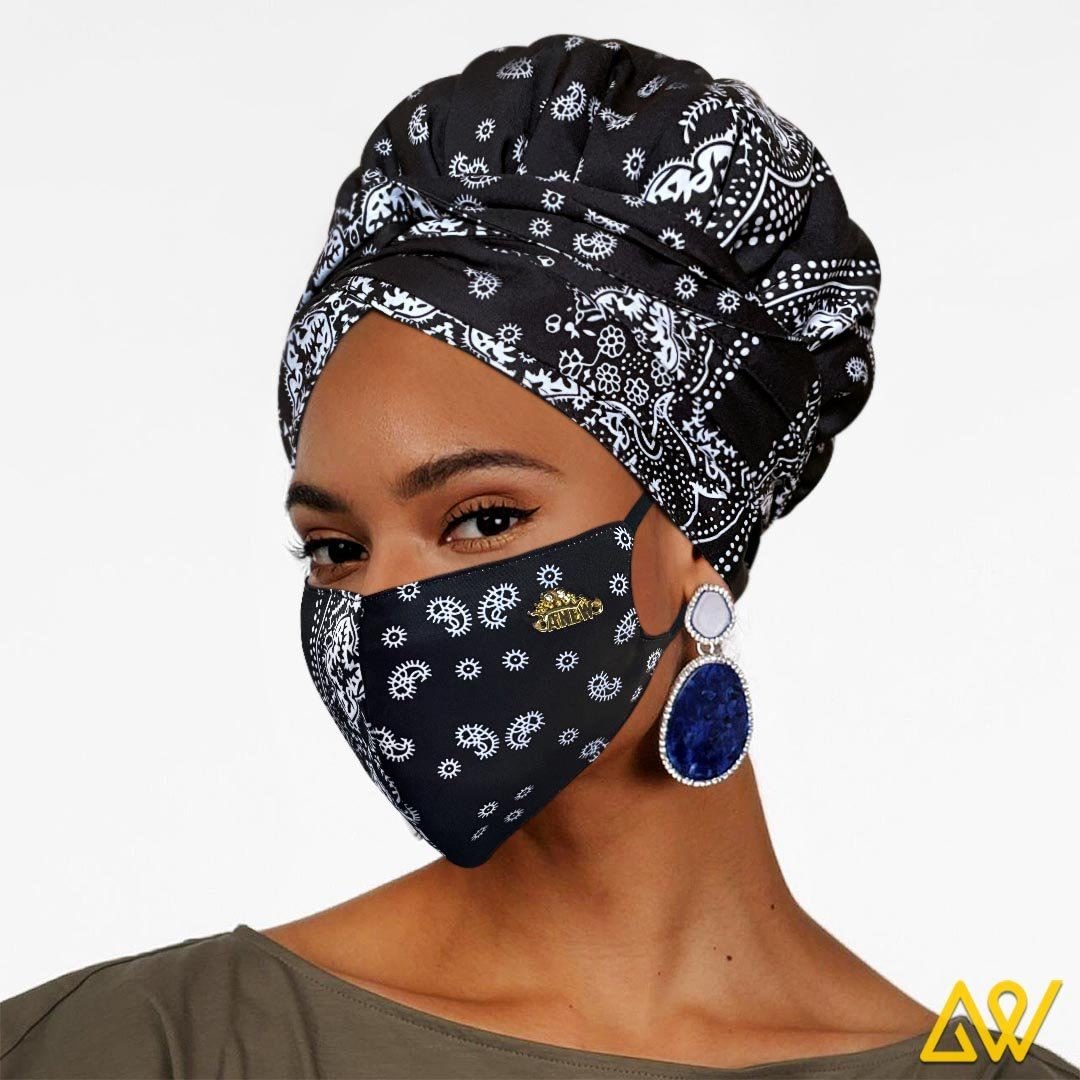 Face cover with Satin Lining- K1133