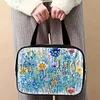 DIY Flower Diamond Painting Bling Rhinestone Makeup Bag Large Storage Bag