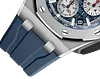 Blue Rubber Strap - Titanium Steel - Automatic - 43mm