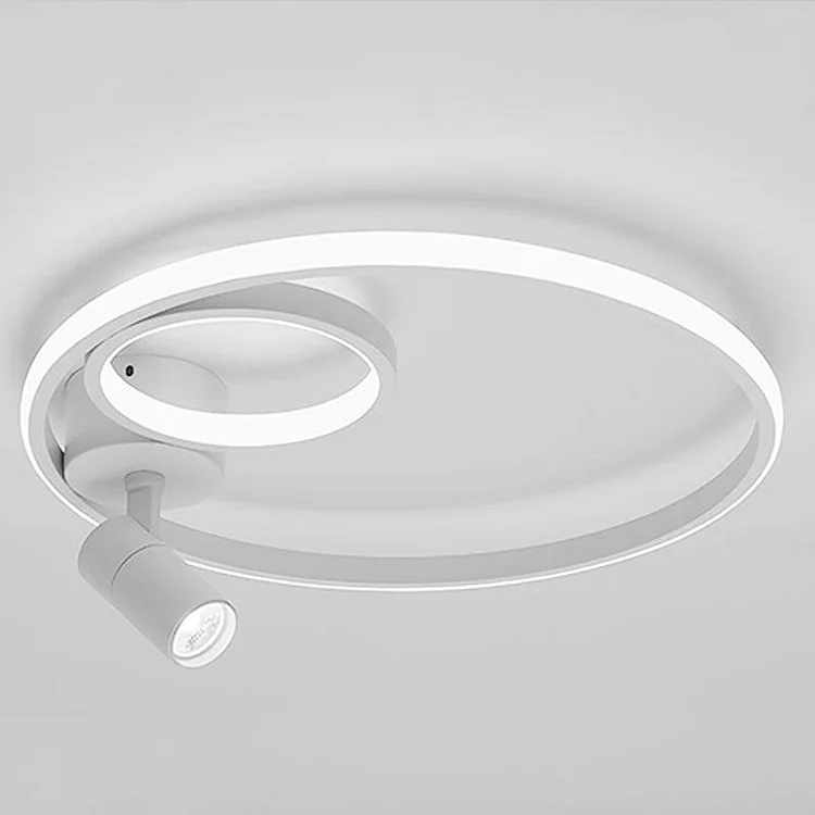 Circle Shaped Acrylic Unique Flush Mount Lighting - Appledas