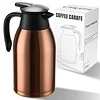 PARACITY 68oz Thermal Coffee Carafe Stainless Steel, Coffee Carafes for Keeping Hot, Double Walled Vacuum Insulated Coffee Urn for Coffee & Tea, Home & Office