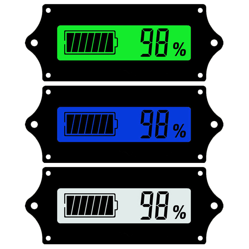 

Universal Battery Indicator LCD Display Batteries Capacity Monitor Tester, Green, 501 Original