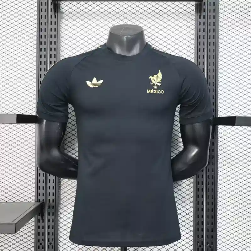 2025 Player Mexico Special Black Soccer Jersey