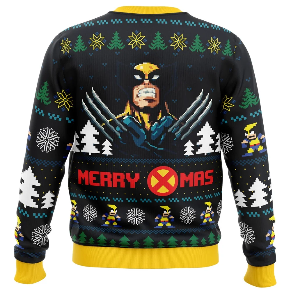 Santa Claws Wolverine Marvel Ugly Christmas Sweatshirt
