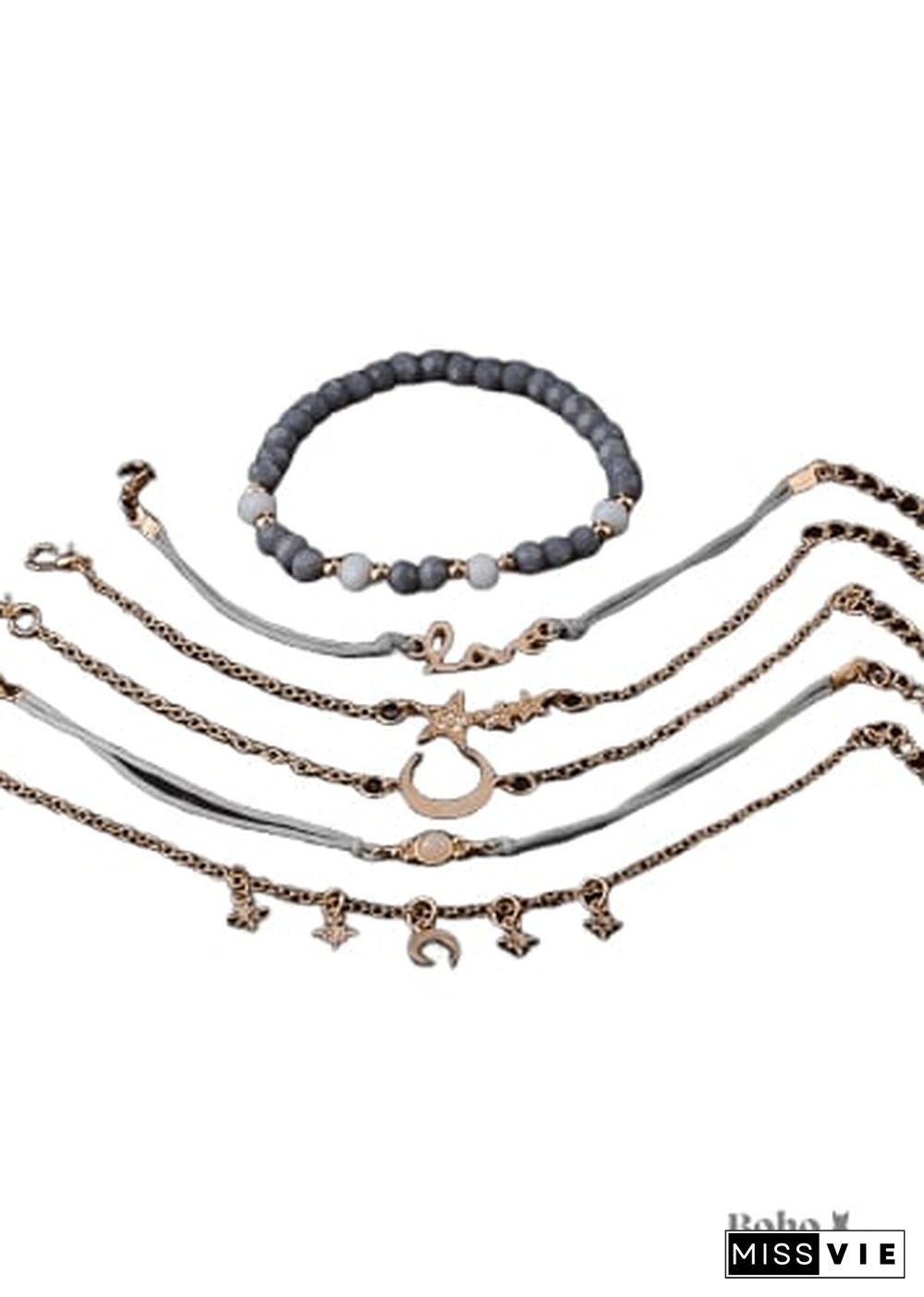 Boho Gold Bracelet Set Celeste Laura