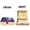 Butterfly DIY Diamond Art Wooden Storage Box with Locking Clasp Desk Organizer