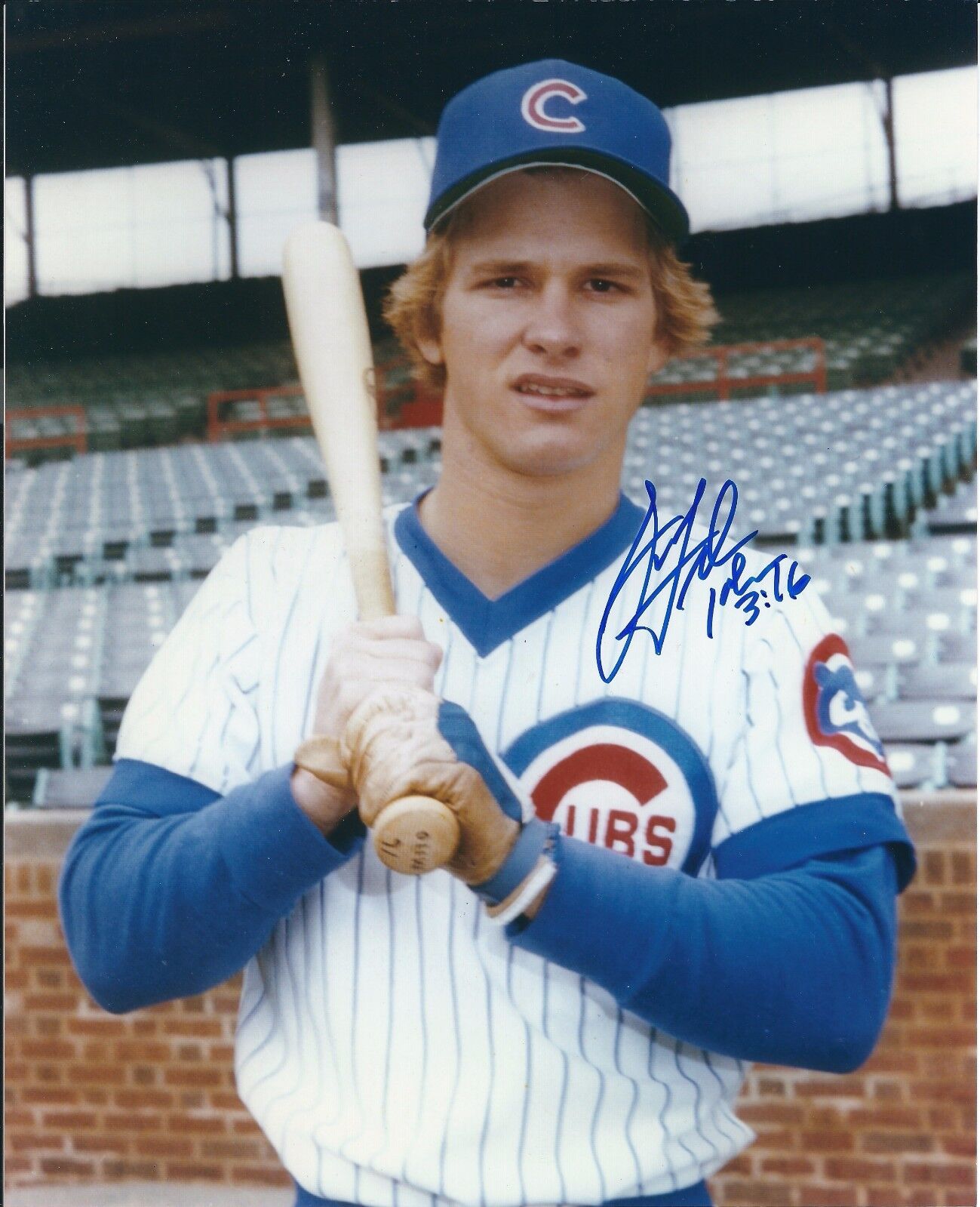 Autographed 8x10 Scott Fletcher Chicago Cubs Photo Poster painting - with COA