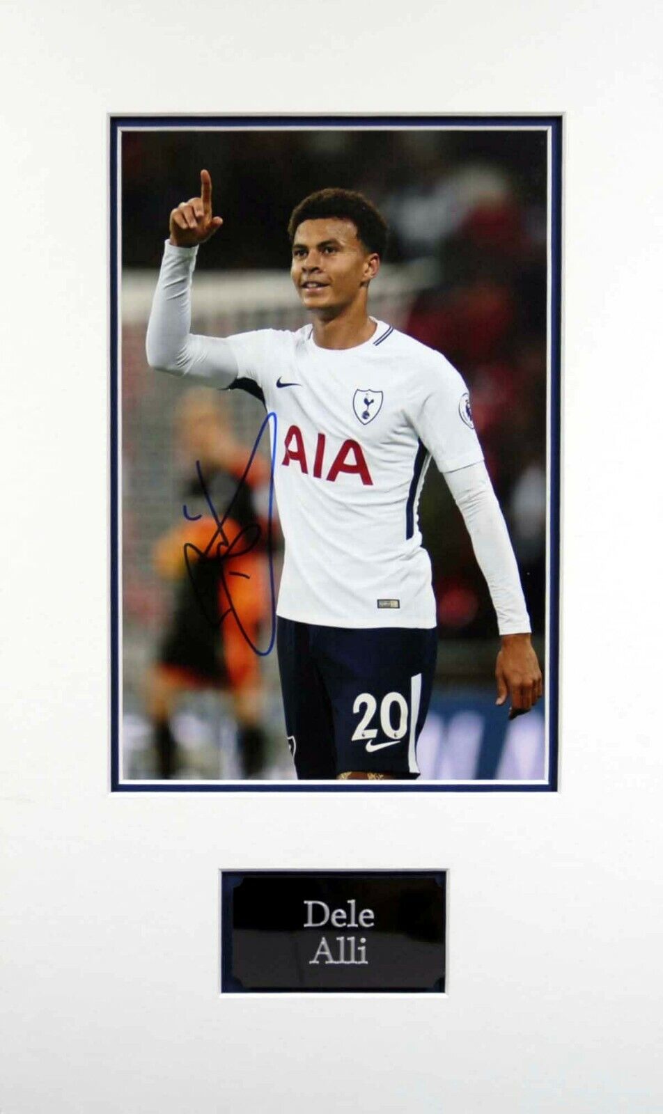 Dele ALLI Signed & Mounted 12x8 Photo Poster painting AFTAL COA SPURS Tottenham Hotspurs