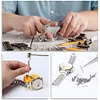 212pcs Watch Opener Repair Tool Kit Clock Knife Screwdriver Pin Hammer Set