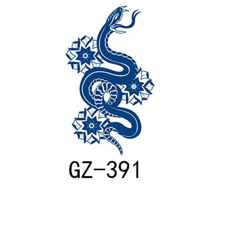 Net Red Herbal Juice Tattoo Sticker Semi-permanent Waterproof Sweat-proof Tattoo Masking Scar Temporary Tattoo