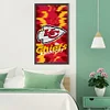 Kansas City Chiefs - Rundbohrer Diamantmalerei - 30*55cm