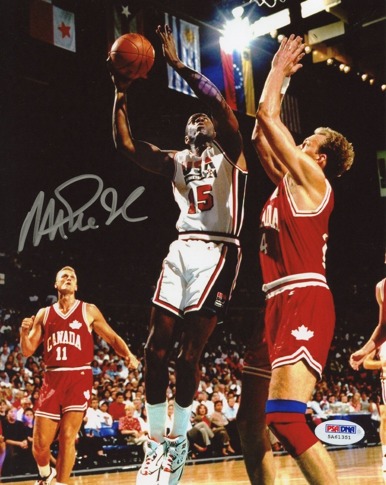 Earvin Magic Johnson 8x10 Photo Poster painting Signed Autographed Auto PSA DNA COA Lakers USA