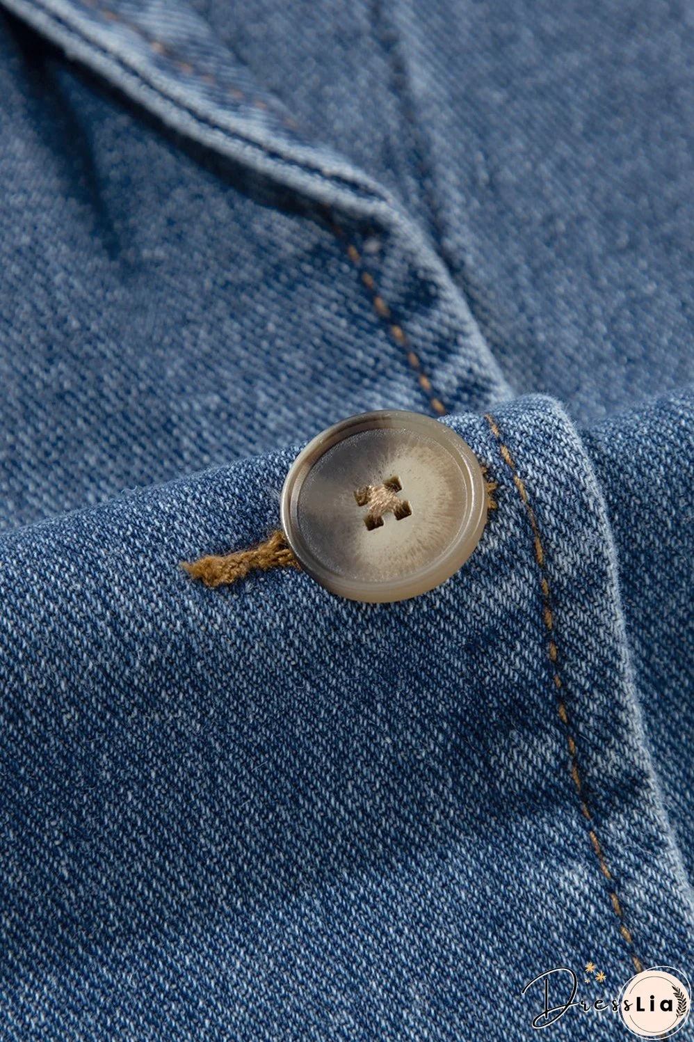 Raw Hem Denim Jacket