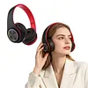Bluetooth-compatible 5.3 Wireless Over Ear Headset with Colorful LED Lights Wireless Headphones HiFi Stereo Headphones for Classroom Home Office PC Mobile Phone Adults