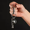 Double-ended Rotating Key Ring Titanium Keychain Rotating Key Organizer for Carabiners, Wind Chimes, Plants, DIY Accessories