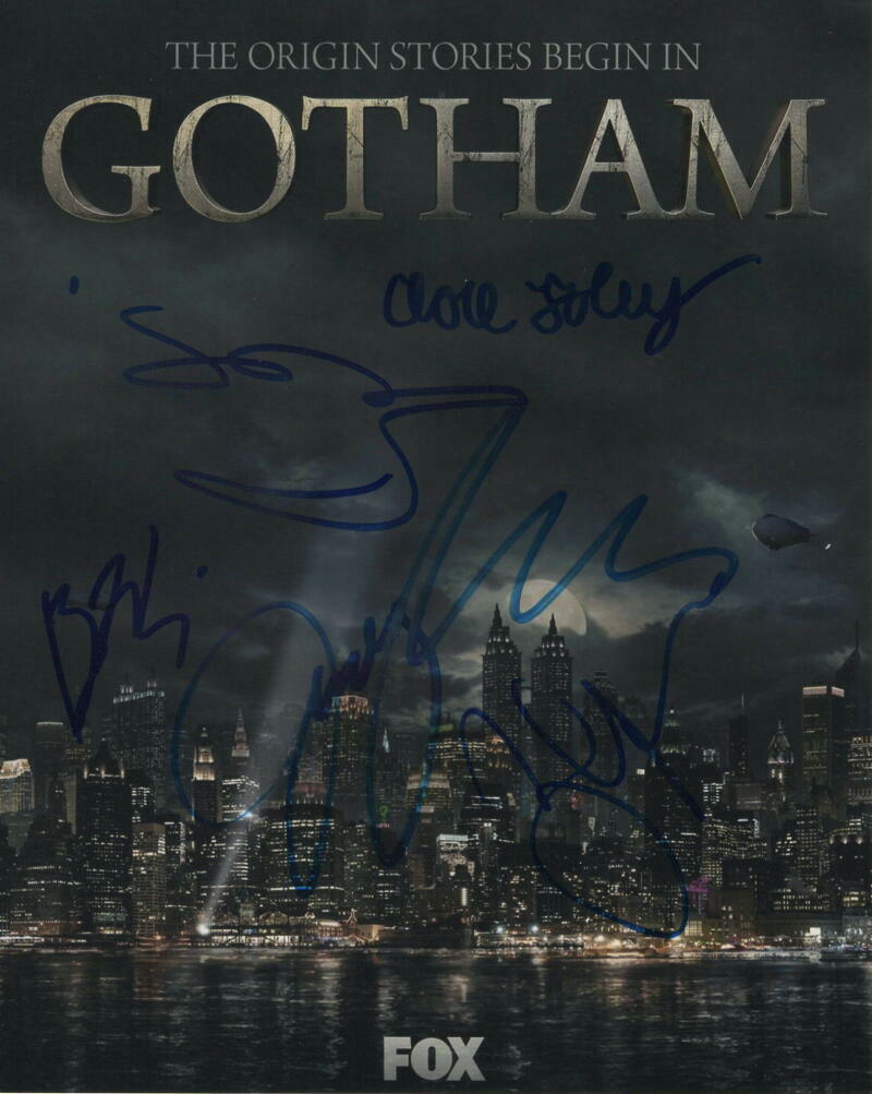 BEN MCKENZIE, JADA PINKETT SMITH +3 GOTHAM CAST SIGNED AUTOGRAPH 8X10 Photo Poster painting RARE