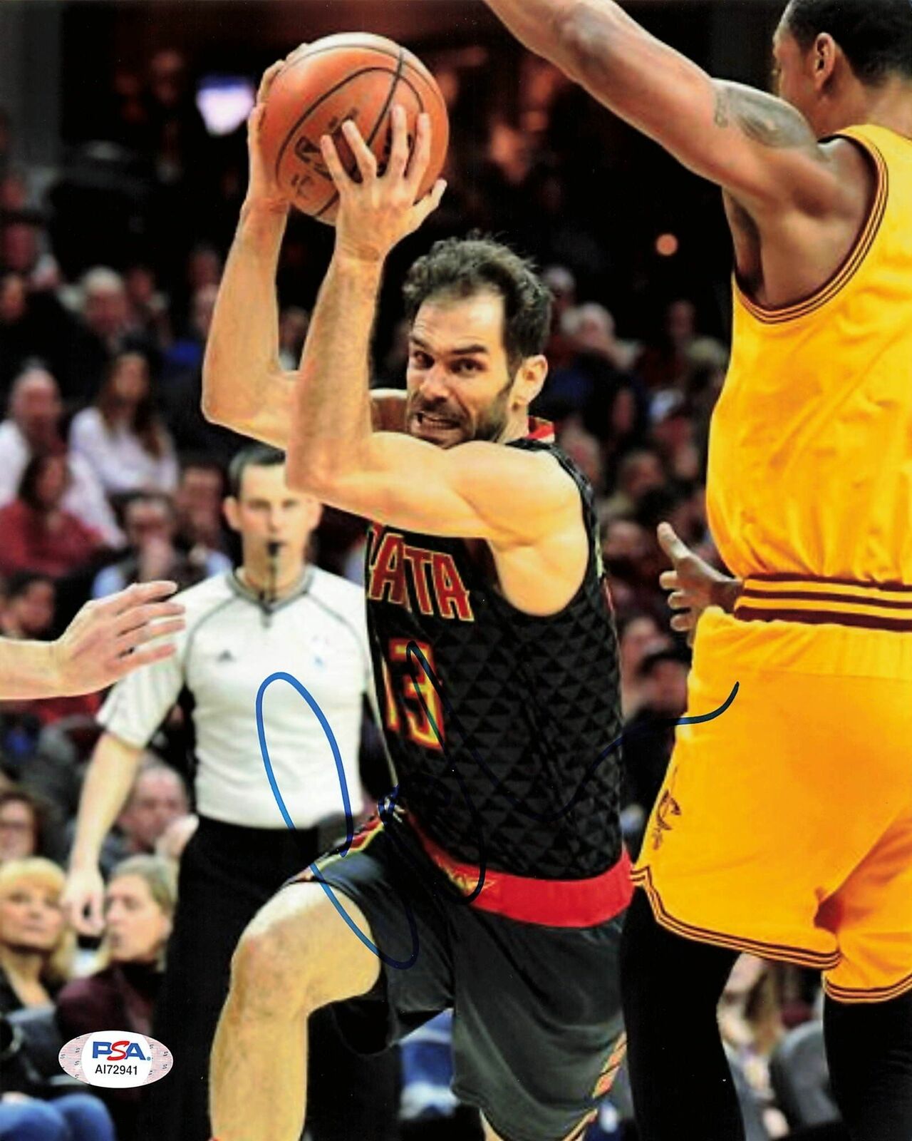 Jose Calderon signed 8x10 Photo Poster painting PSA/DNA Atlanta Hawks Autographed