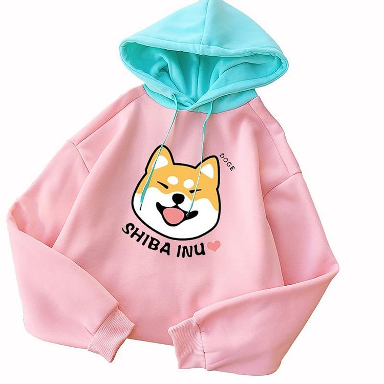 Dog Shiba Inu Plush Hoodie