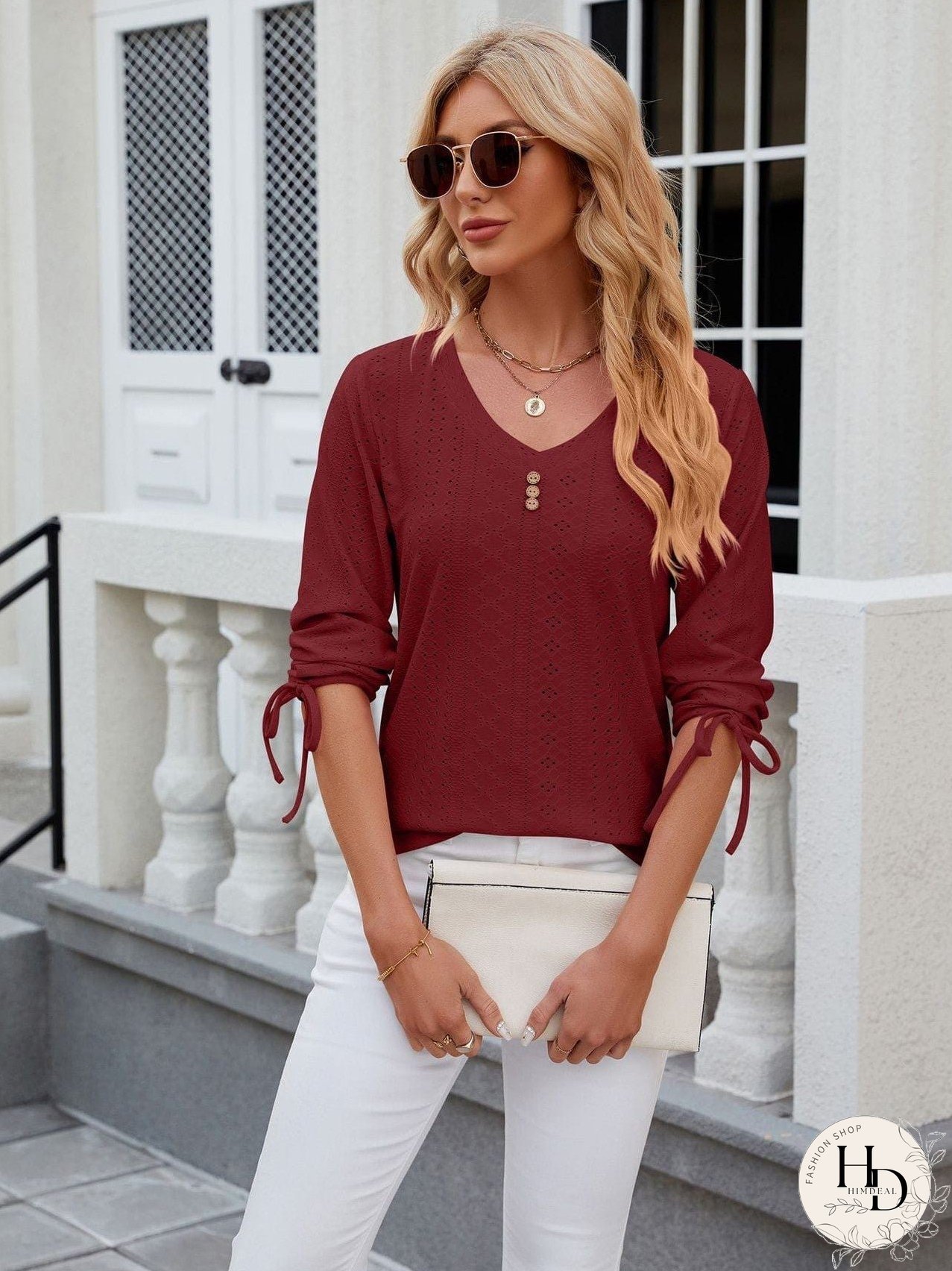 Versatile Knit Mock Neck T-Shirt