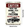 Warning - Vintage Metal Signs(12*16Inch) - Warning