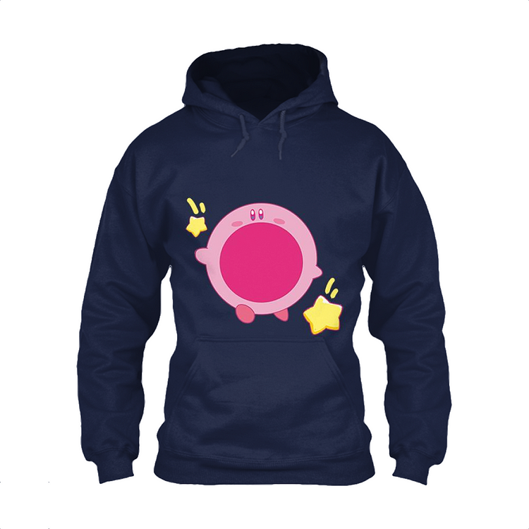 Kirby Eating The Stars Open Mouth, Kirby Classic Hoodie