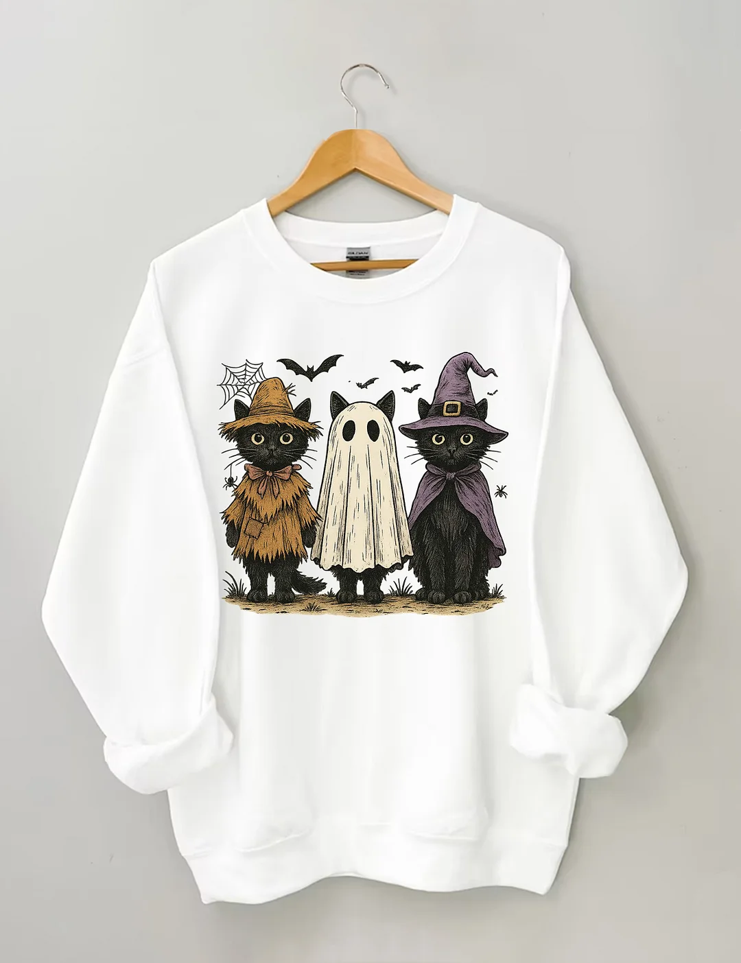  Halloween Cat Sweatshirt