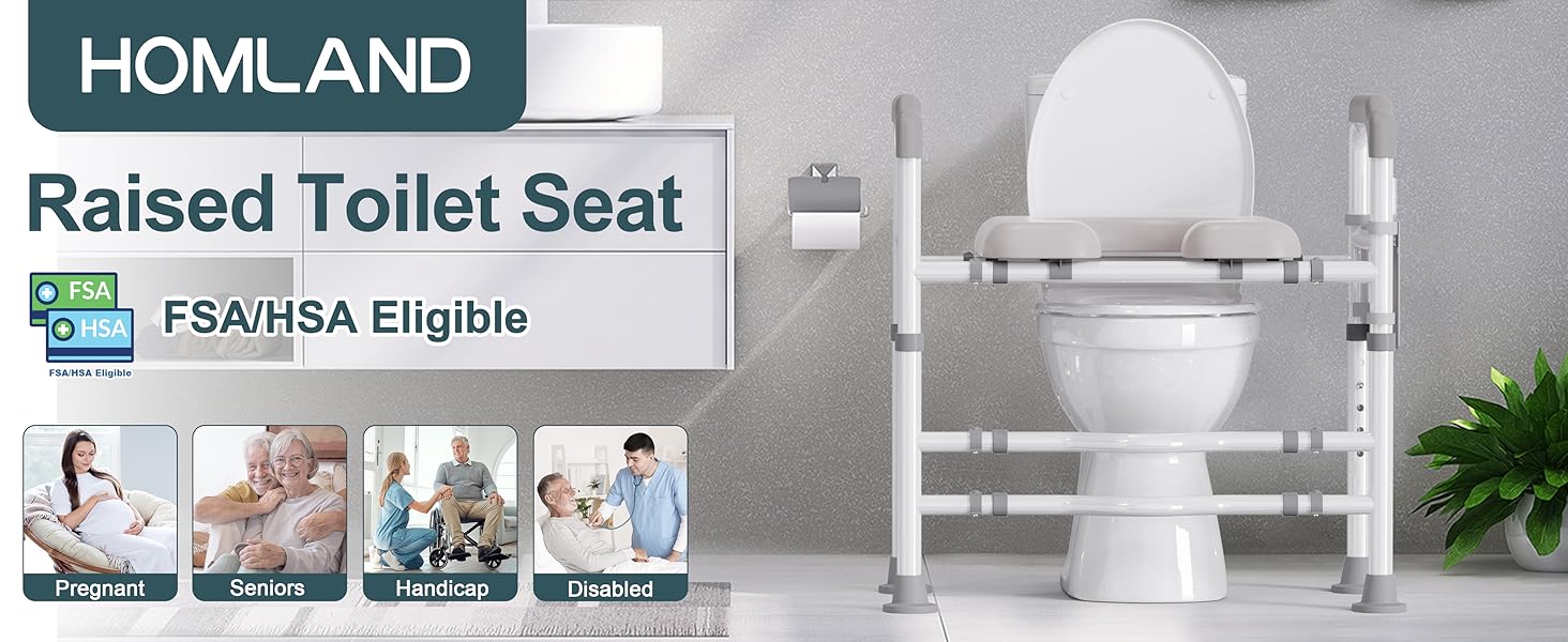 raised toilet seat