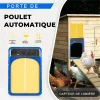 Ouvre-porte automatique pour poulailler - Porte poulailler Automatique avec capteur de lumi&egrave;re