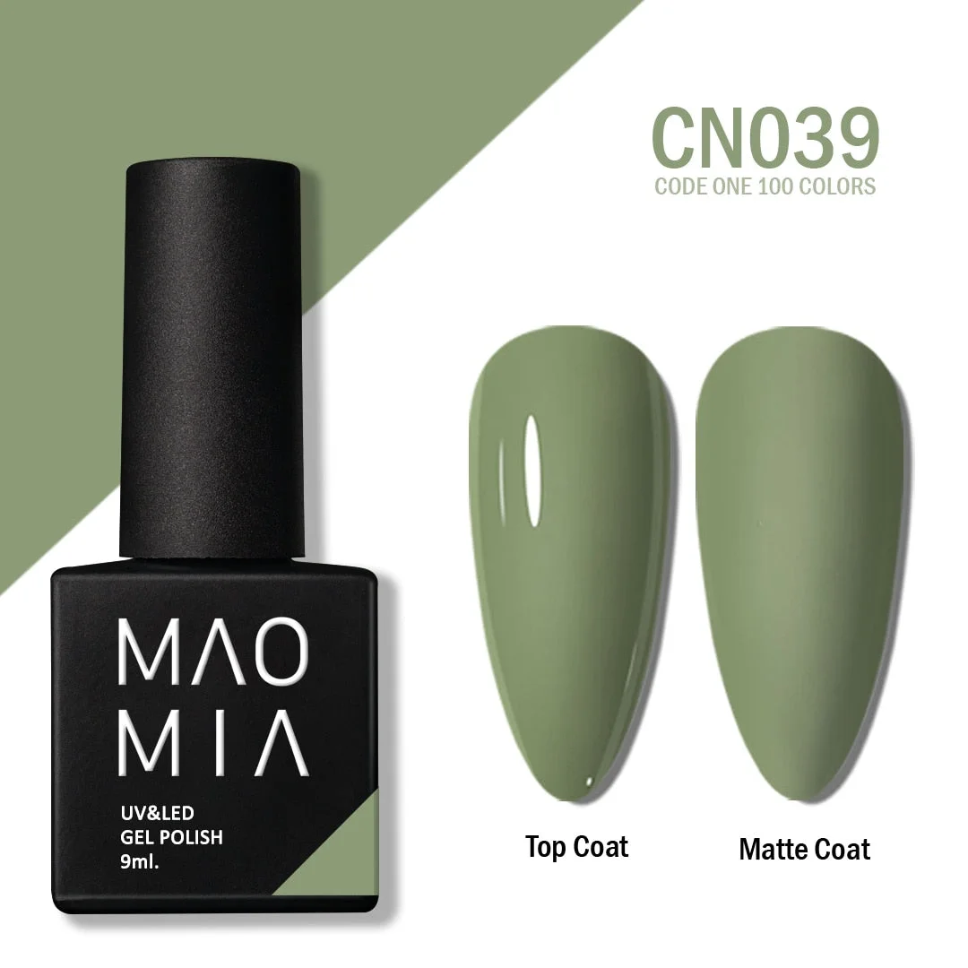 MAOMIA CODE ONE Gel Polish 100 Colors Soak Off UV/LED 9ML Professional Salon Nail Paint Semi Permanent Manicure