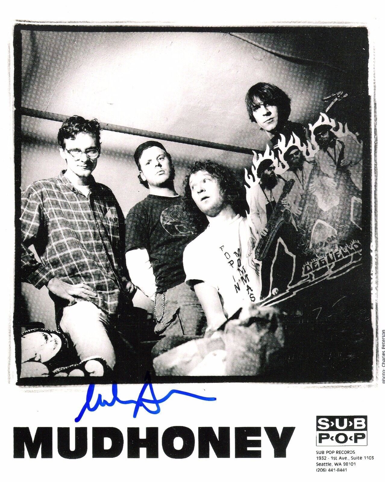 GFA Mudhoney Singer * MARK ARM * Signed Autographed 8x10 Photo Poster painting PROOF M4 COA