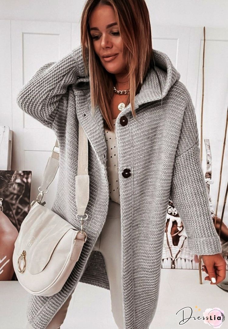 Plus size thickening Casual Lace-Up Sweater