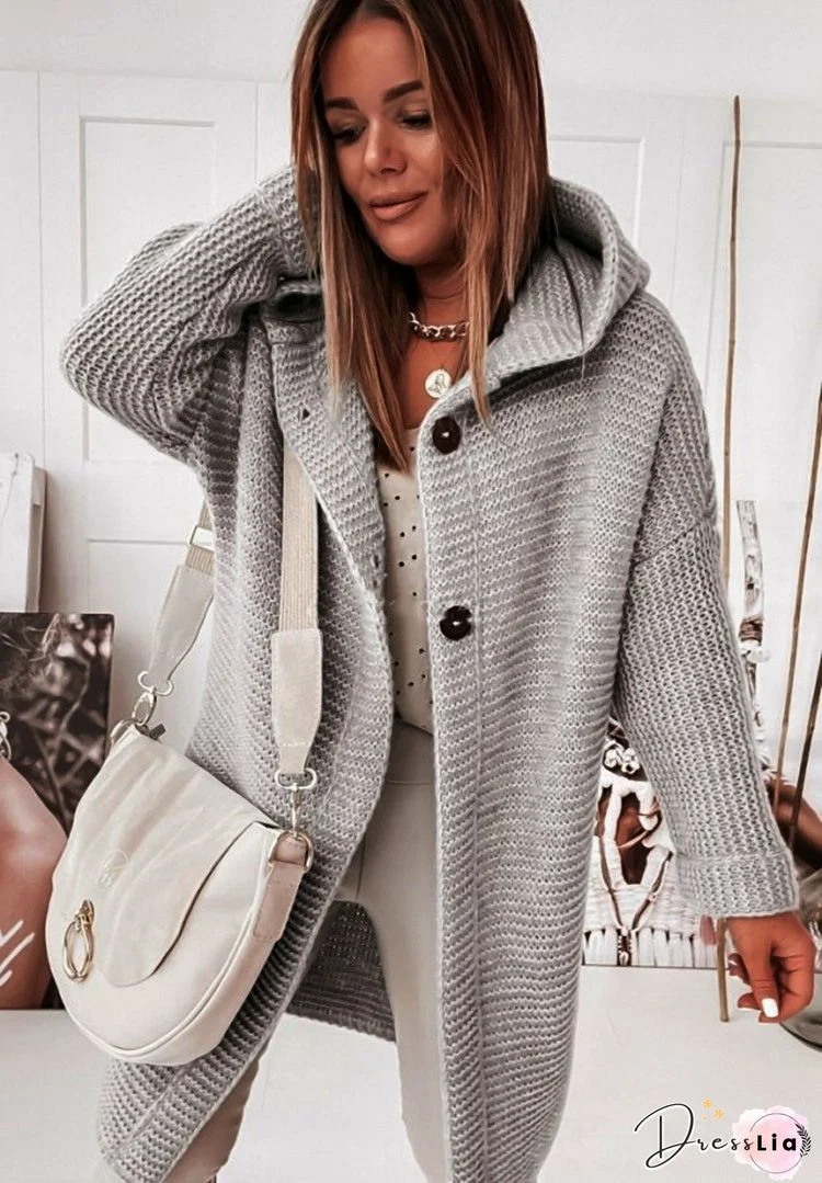 Plus size thickening Casual Lace-Up Sweater
