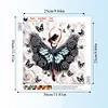 Diamond Painting-DIY Crystal Rhinestone Black Butterfly Girl(Box Packaging)