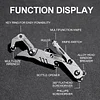 Multifunctional Combination Outdoor Tool Lnife Portable Keychain Bottle Opener Edc Tool