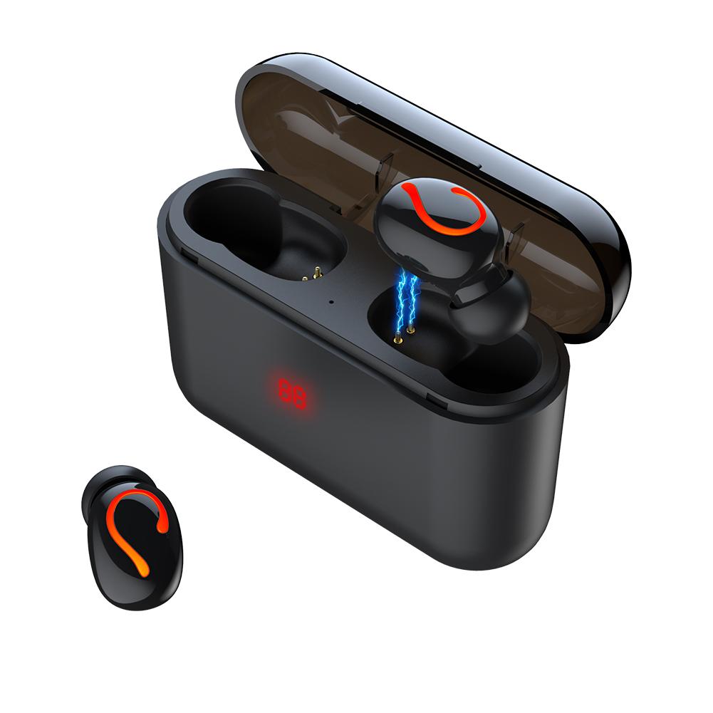 

HBQ-Q32 TWS Bluetooth Earphone Headset w/Fire Type Power Display Charge Box, 501 Original