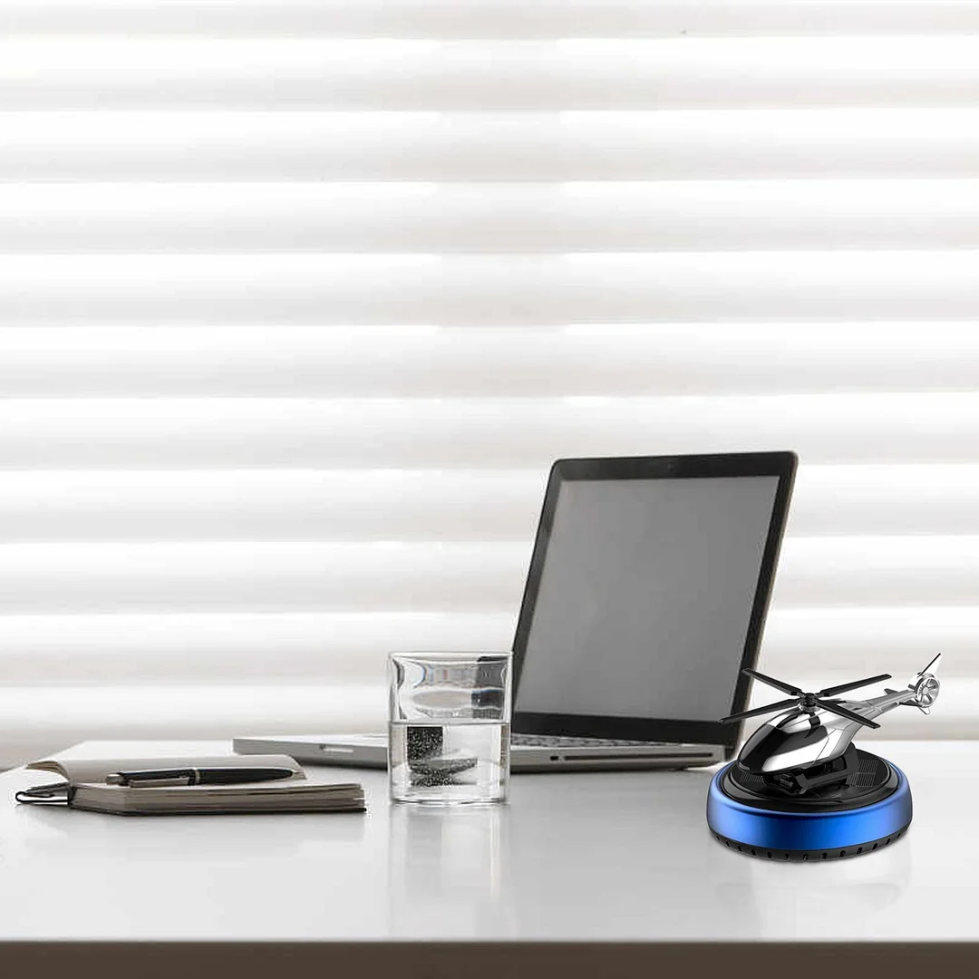 Car Solar Helicopter Aromatherapy